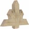 Ekena Millwork Redmond Rough Sawn Timber Gable Bracket, Douglas Fir, 36"W x 24"H x 4"D x 6"F, 16/12 Pitch GBW036X24X0406RED00RDF - alternate 3